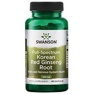 Swanson Full Spectrum Korean Red Ginseng Root 400 mg, 90 capsules - Ginseng