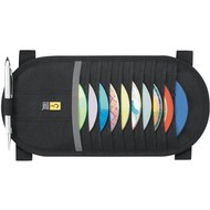 CASE LOGIC AV10 black - CD/DVD Wallet 