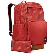 Case Logic Query hátizsák 29L (téglavörös/köménybarna mintával) - Laptop hátizsák