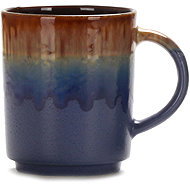 Clay Mug Dusk - ceramic, 420 ml, blue-brown - Mug
