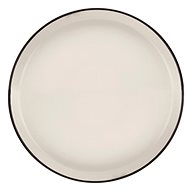 Clay Dessert plate Land, 21,5 cm, black and white - Plate