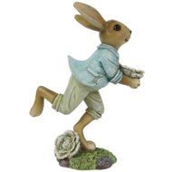 Clayre & Eef Easter decoration - Running Rabbit - Easter Decoration
