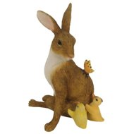 Clayre & Eef Easter decoration - Rabbit and chicks - Easter Decoration