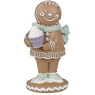 Clayre & Eef Gingerbread with cake 11 cm - Christmas Decoration