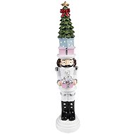 Clayre & Eef Nutcracker with a tree on its head - Christmas Decoration