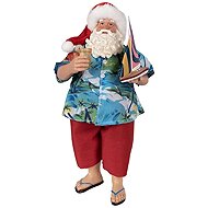 Clayre & Eef Santa holiday maker - Christmas Decoration