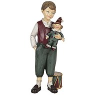 Clayre & Eef Little Boy with a Puss in Boots - Christmas Decoration