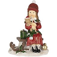 Clayre & Eef Miss with a cat - Christmas Decoration