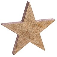 Clayre & Eef Decorative wooden star 23 cm - Christmas Decoration