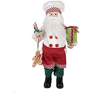 Clayre & Eef Santa Claus Cook 46 cm - Christmas Decoration