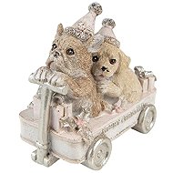 Clayre & Eef Dogs in wheelchairs - Christmas Decoration