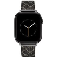 Nine West Mesh strap dark grey with pattern, for Apple Watch 42-45 mm - Watch Strap