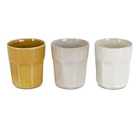 Clay Pohár Everest 280 ml, sada 3 ks, béžový - Set of Cups