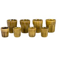Clay Pohár Everest 280 /100 ml, sada 8 ks, žlutý - Set of Cups