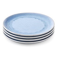 Clay Aqua 4pcs Ceramic Dinner Plates, diameter 26.5cm, light blue - Set of Plates