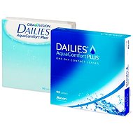 Plus Aquacomfort Dailies (90 lenses) diopter: +0.50, curving: 8.70 - Contact Lenses