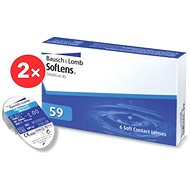 2× Soflens 59 (6 Lenses) Dioptre: -5.50, Curvature: 8.60 - Contact Lenses