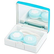 Blue cassettes: Housing, tweezers and mirror - Contact Lens Case