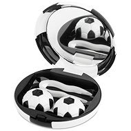 Cassettes Soccer Ball - Black: housing, tweezers and mirror - Lens Case