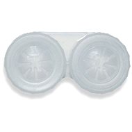 Classic case (replacement) monochrome White - Contact Lens Case