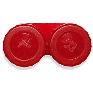 Classic case (replacement) monochrome Red - Contact Lens Case