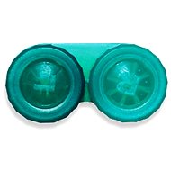 Classic case (replacement) monochrome Dark green - Contact Lens Case