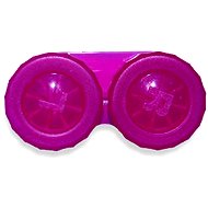 Classic case (replacement) monochrome Dark pink - Contact Lens Case