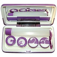 Dvojitá sestava fialová - Contact Lens Case