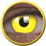 ColourVue Crazy Lens UV shining - Glow Yellow (2 lenses - 1-year wear) - non-prescription - Contact Lenses