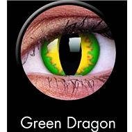 ColourVUE dioptrické Crazy Lens (2 šošovky), farba: Green Dragon, dioptrie: -4.50 - Kontaktné šošovky