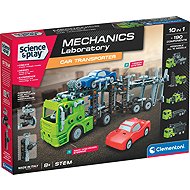 CLEMENTONI Science&Play Mechanical laboratory Car transporter, 10v1 - Building Set