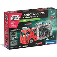 CLEMENTONI Science&Play Mechanical laboratory Fire truck - Building Set