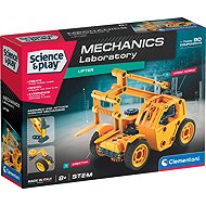 CLEMENTONI Science&Play Mechanical Laboratory Forklift - Building Set
