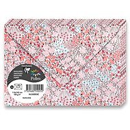 CLAIREFONTAINE 114 x 162mm with Floral Motif in Pink Tone 120g - Pack of 20 pcs - Envelope