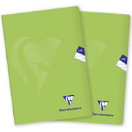 CLAIREFONTAINE Mimesys PP, A4"444" lined, 40 sheets, green - set of 2 - Exercise Book