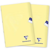 CLAIREFONTAINE Mimesys PP pastel A4"444" lined, 40 sheets, lemon - set of 2 - Exercise Book