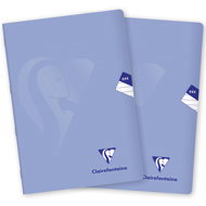CLAIREFONTAINE Mimesys PP pastel A4"444" lined, 40 sheets, lilac - set of 2 - Exercise Book