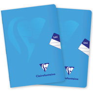 CLAIREFONTAINE Mimesys PP, A5"544" lined, 40 sheets, blue - set of 2 - Exercise Book