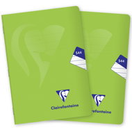 CLAIREFONTAINE Mimesys PP, A5"544" lined, 40 sheets, green - set of 2 - Exercise Book