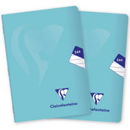 CLAIREFONTAINE Mimesys pastel PP, A5"544" lined, 40 sheets, ice blue - set of 2 - Exercise Book