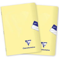 CLAIREFONTAINE Mimesys pastel PP, A5"544" lined, 40 sheets, lemon - set of 2 - Exercise Book