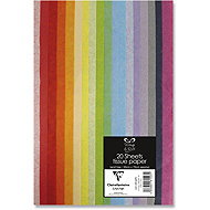 CLAIREFONTAINE Coloured Tissue Paper 50 × 70cm - Set of 20 - Wrapping Paper