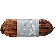 CLAIREFONTAINE Raffia (Pieces), Natural, Coffee, 50g - Ribbon