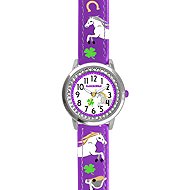 CLOCKODILE Children's watch HORSE, girl, with rhinestones, purple - Children's Watch
