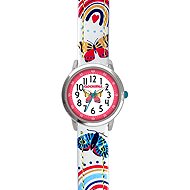 CLOCKODILE Children's watch MOTYLI, girl, white - Children's Watch