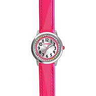 CLOCKODILE Children's watch with rhinestones, girl, dark pink - Children's Watch