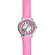 CLOCKODILE Children's watch with rhinestones, girl, light pink - Children's Watch