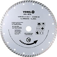 Vorel Diamond Blade 230 x 22.2 x 2.4mm Turbo - Diamond Disc