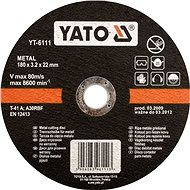 Yato Metal Disc 115 x 22 x 2.5mm - Cutting Disc