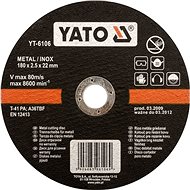 Yato Metal Disc 180 x 22 x 1.5mm INOX - Cutting Disc